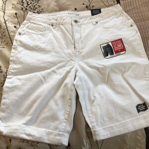 White Bermuda Shorts